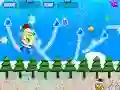 Žaidimas Swinging SpongeBob Xmas internete