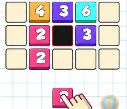 Žaidimas Number Merging Challenge internete