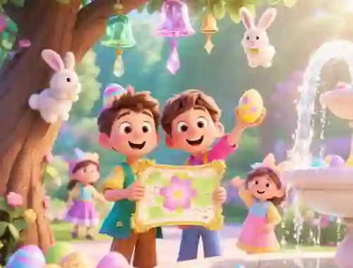 Žaidimas Find The Differences: Easter Egg Hunt internete