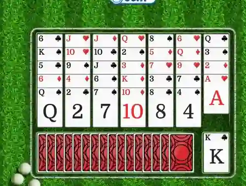 Žaidimas Golf Solitaire internete