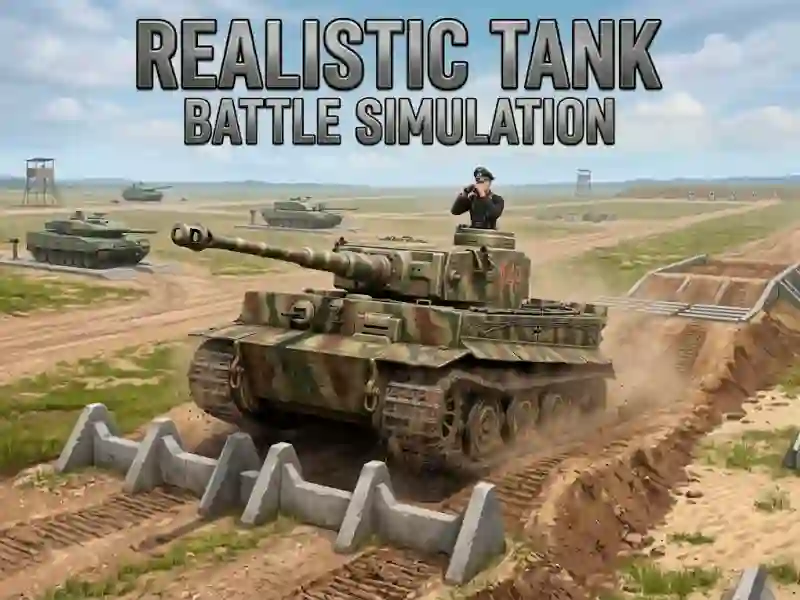 Žaidimas Realistic Tank Battle Simulation internete