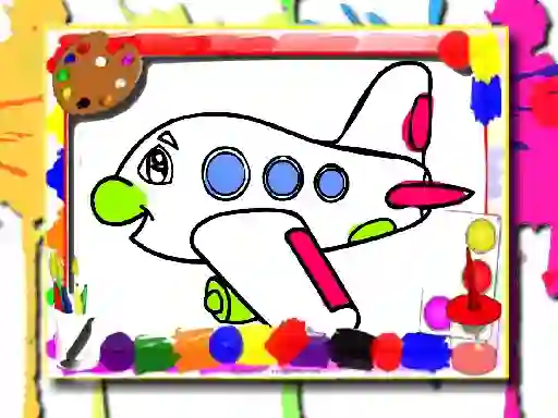 Žaidimas Airplane Coloring Book internete