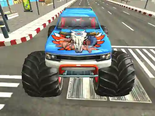 Žaidimas Monster Truck City Parking internete