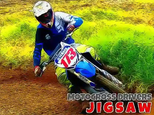 Žaidimas Motocross Drivers Jigsaw internete