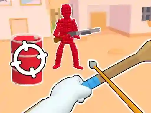 Žaidimas Stickman Archer: Shooting Arrows at Reds internete