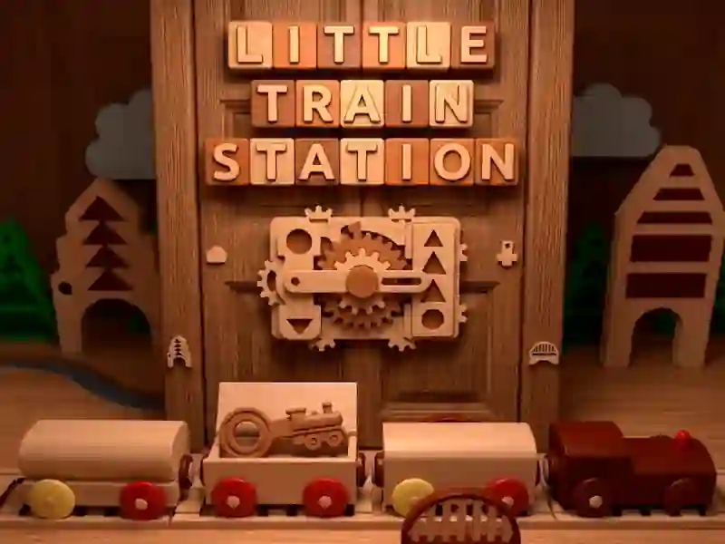 Žaidimas Little Train Station internete