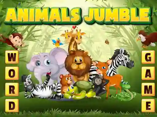 Žaidimas Animals Jumble internete