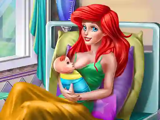 Žaidimas Princess Mermaid Mommy Birth internete