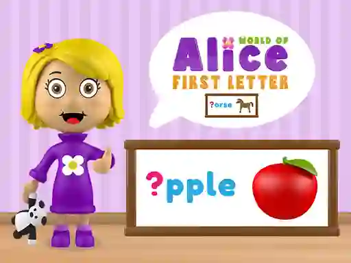 Žaidimas World of Alice First Letter internete