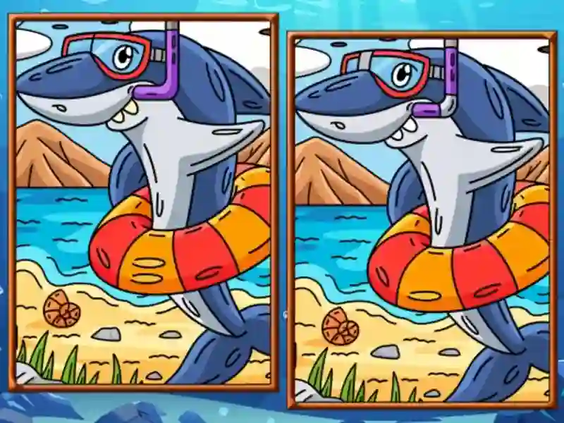 Žaidimas Marine Spot the Difference internete