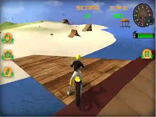 Žaidimas Moto Beach Jumping internete