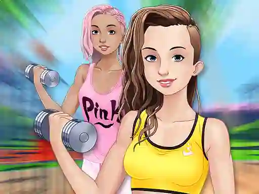 Žaidimas Fitness Girls Dress Up internete