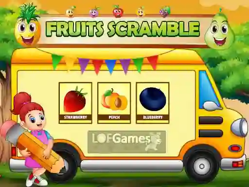 Žaidimas Fruits Scramble internete