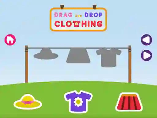 Žaidimas Drag and Drop Clothing internete