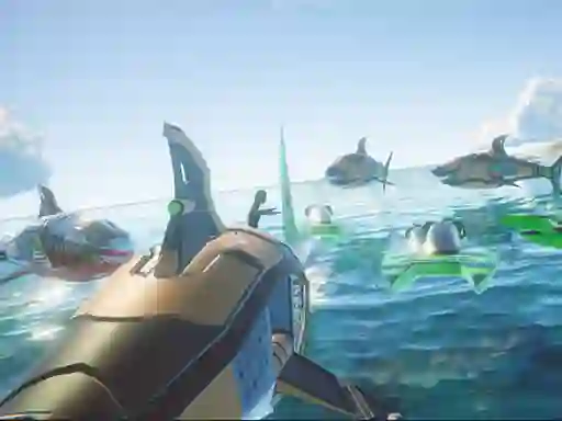 Žaidimas Shark Ships internete