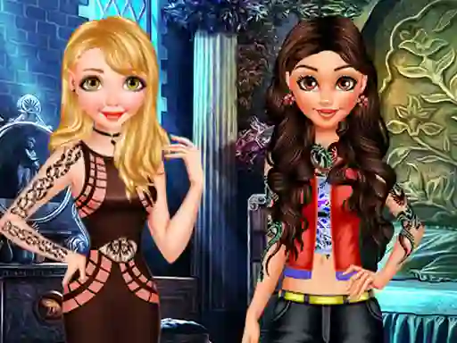Žaidimas Princess Bad Girls Makeover internete