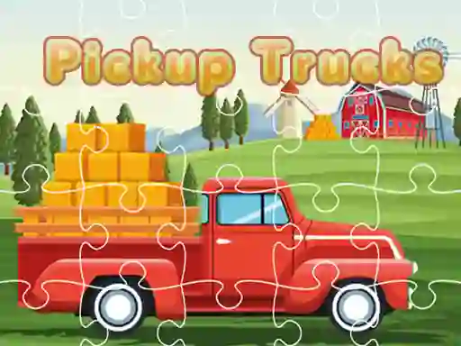 Žaidimas Pickup Trucks Jigsaw internete