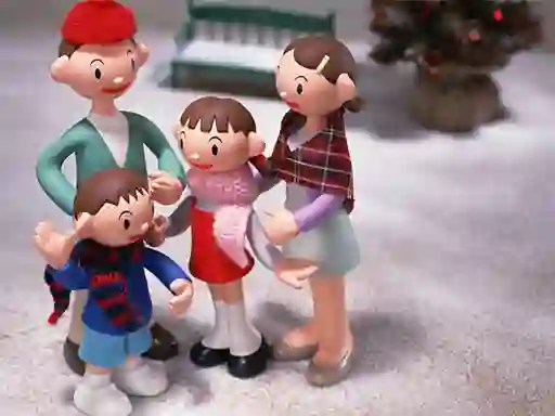 Žaidimas Christmas Clay Doll Puzzle internete
