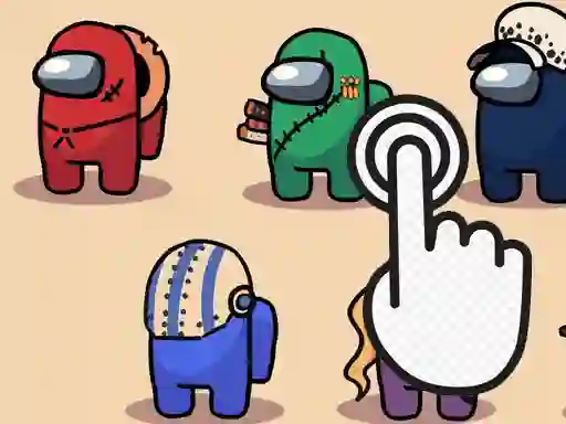 Žaidimas Among Us Clicker internete