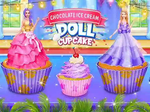 Žaidimas Ice Cream Doll Cake Maker internete