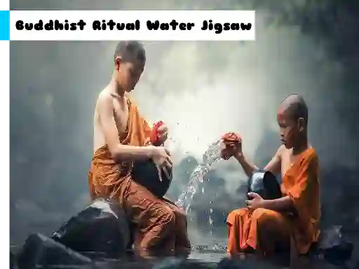 Žaidimas Buddhist Ritual Water Jigsaw internete