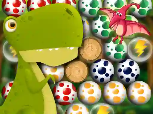 Žaidimas Egg Shooter: Bubble Dinosaur internete