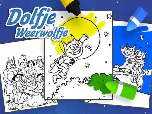 Žaidimas Coloring Alfie The Werewolf internete