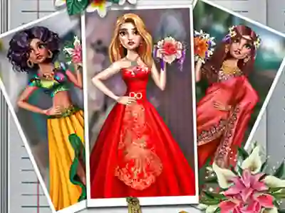 Žaidimas Exotic Wedding Looks internete