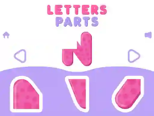 Žaidimas Letters Parts internete