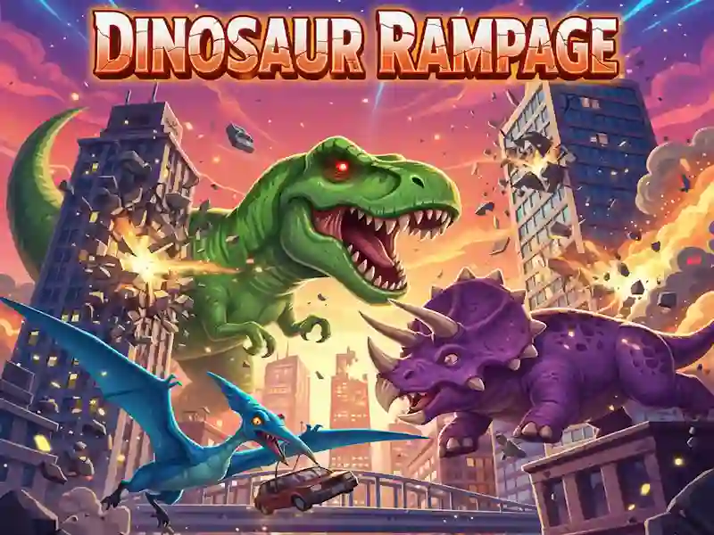 Žaidimas Dinosaur Rampage internete