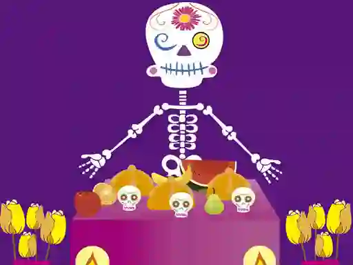 Žaidimas Skeleton party hidden internete