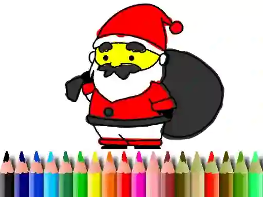 Žaidimas Back To School: Santa Claus Coloring internete