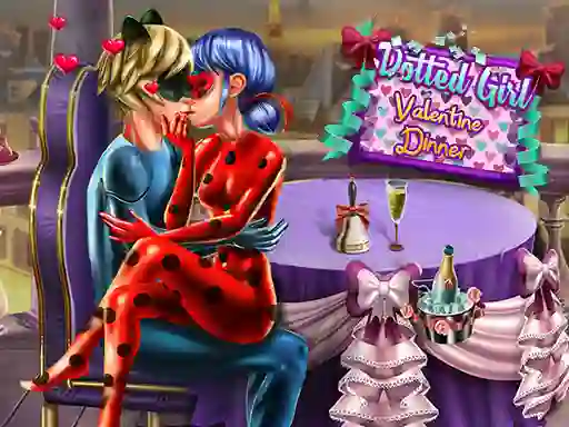 Žaidimas Dotted Girl Valentine Dinner internete