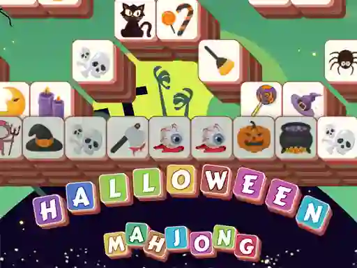Žaidimas Halloween Mahjong Tiles internete