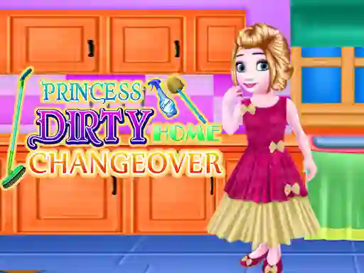 Žaidimas Princess Dirty Home Changeover internete