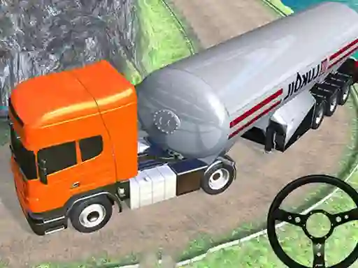 Žaidimas Off road oil tanker transport truck internete
