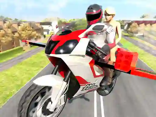 Žaidimas Flying Motorbike Driving Simulator internete