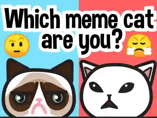 Žaidimas Which Meme Cat Are You? internete