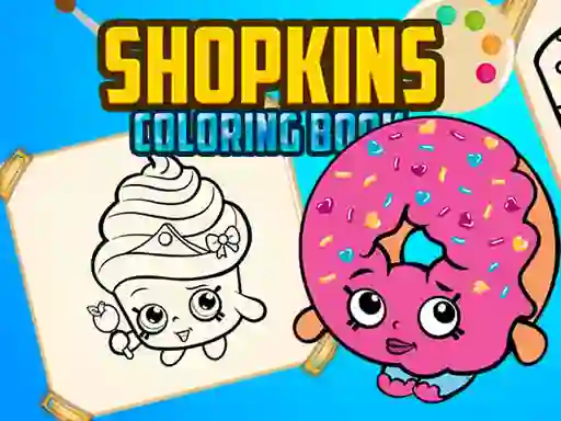 Žaidimas Shopkins Coloring Book internete