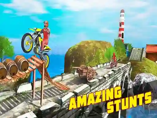 Žaidimas Crazy Imposible Tricky Bmm Bike Racing Stunt internete