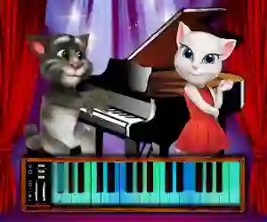 Žaidimas Talking Tom Piano Time internete