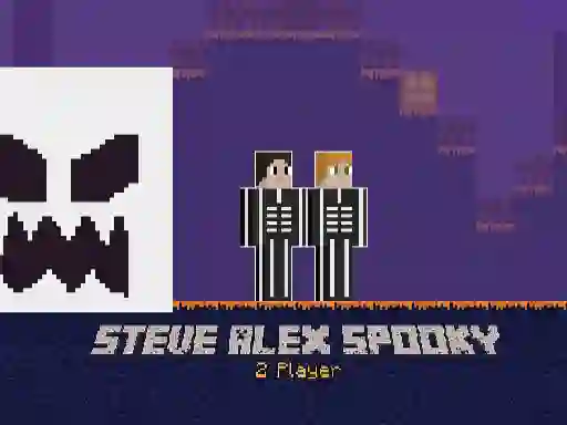 Žaidimas Steve Alex Spooky 2 Player internete