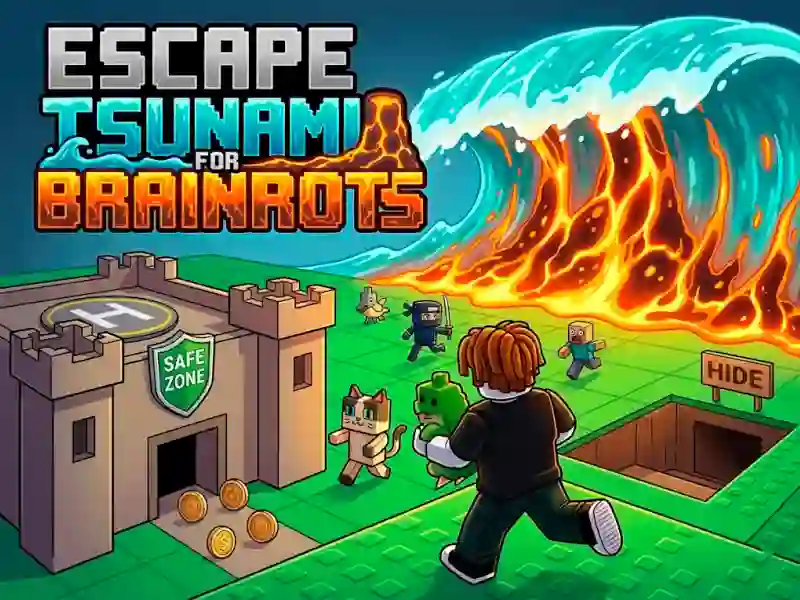 Žaidimas Escape Tsunami for Brainrots internete