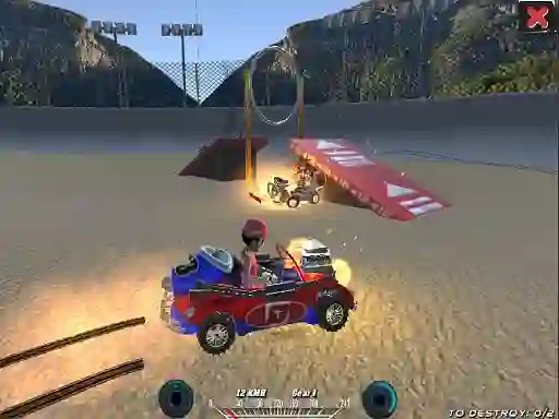 Žaidimas Demolition Cartoon Car Crash Derby internete