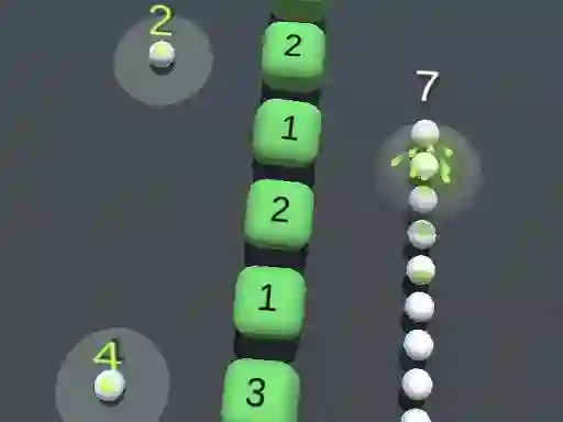 Žaidimas Snake 3D Block internete