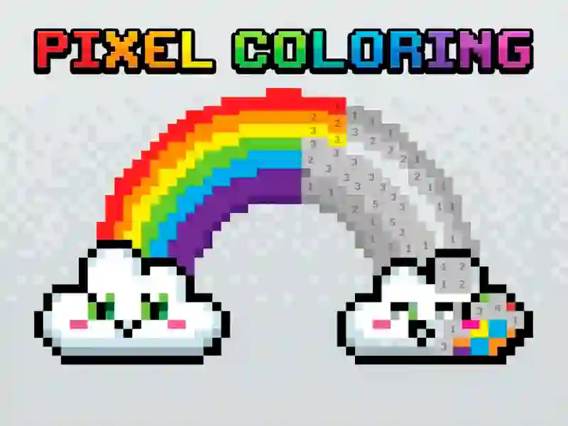 Žaidimas Pixel Coloring internete