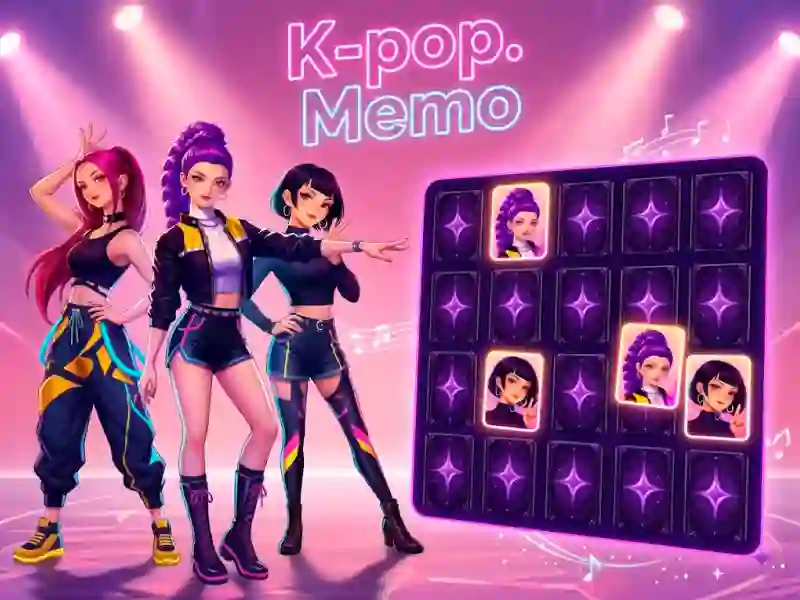 Žaidimas K-pop. Memo internete