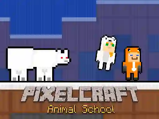 Žaidimas PixelCraft Animal School internete
