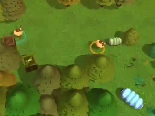 Žaidimas Worms Combat Coop internete