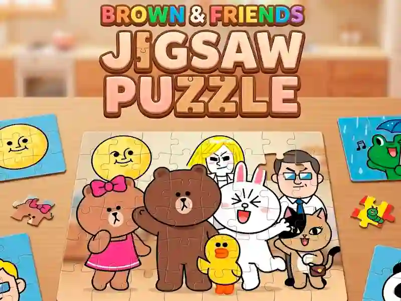 Žaidimas Brown And Friends Jigsaw Puzzle internete
